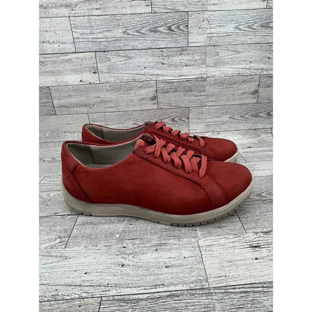 Dansko Henriette Burnt Orange Nubuck Leather Sneakers Women‎ Size EU 36 US 6